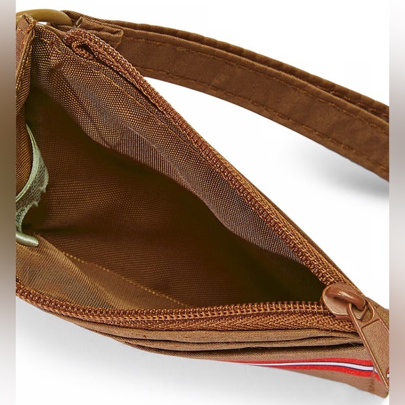 PINK CARD HOLDER KEYCHAIN WITH ZIP in Color Caramel 🆕 - Picture 2 of 3